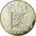 Five Dollars 2000 Euro: Photo Coin, Liberia, Five Dollars 2000 Euro / thumbnail