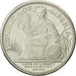 Five Dollars 1997 Year of the Ox: Photo Coin, Liberia, Five Dollars 1997 Year of the Ox / thumbnail