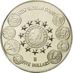 Silver Five Dollars 2004 Vatican Coinage: Photo Coin, Liberia, Silver Five Dollars 2004 Vatican Coinage / thumbnail