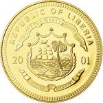 Five Dollars 2001 ECU: Photo Coin, Liberia, Five Dollars 2001 ECU / thumbnail