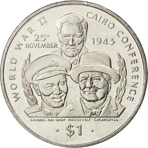 Liberia / One Dollar 1995 Cairo Conference - reverse photo