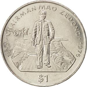 Liberia / One Dollar 1996 Chairman Mao - obverse photo