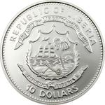 Ten Dollars Silver 2005 Benedict XVI Habemus Papam: Photo Coin, Liberia, Ten Dollars Silver 2005 Benedict XVI Habemus Papam / thumbnail