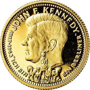 Liberia / Gold Twenty Dollars 1993 Kennedy - obverse photo