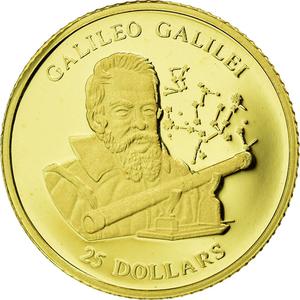 Liberia / Gold Twenty-five Dollars 2001 Galileo - obverse photo