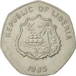 Five Dollars 1985: Photo Coin, Liberia, Five Dollars 1985 / thumbnail