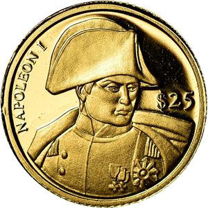 Liberia / Gold Twenty-five Dollars 2000 Napoleon - obverse photo