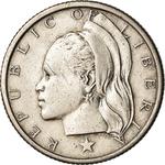 Twenty-five Cents 1966: Photo Coin, Liberia, Twenty-five Cents 1966 / thumbnail
