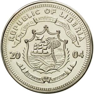 Liberia / Silver Five Dollars 2004 Vatican Coinage - reverse photo