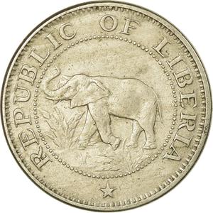 Liberia / Five Cents 1961 - obverse photo