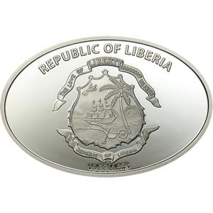 Liberia / Ten Dollars Silver 2005 Titanic - obverse photo