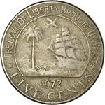 Five Cents 1972: Photo Coin, Liberia, Five Cents 1972 / thumbnail