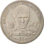 One Dollar 1994 Formula One - Damon Hill: Photo Coin, Liberia, One Dollar 1994 Formula One- Damon Hill / thumbnail
