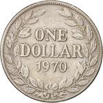 One Dollar 1970: Photo Coin, Liberia, One Dollar 1970 / thumbnail