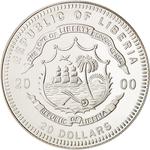 Silver Twenty Dollars 2000 Apollo XIII: Photo Coin, Liberia, Silver Twenty Dollars 2000 Apollo XIII / thumbnail
