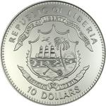 Ten Dollars Silver 2007 The Black Madonna: Photo Coin, Liberia, Ten Dollars Silver 2007 The Black Madonna / thumbnail