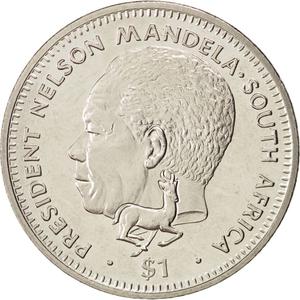 Liberia / One Dollar 1994 Nelson Mandella - obverse photo