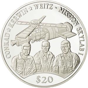 Liberia / Silver Twenty Dollars 2000 Skylab - obverse photo
