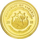 Gold Twenty-five Dollars 2001 Alexander the Great: Photo Coin, Liberia, Gold 25 Dollars 2001 Alexander the Great / thumbnail
