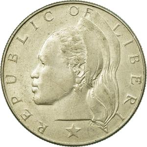 Liberia / One Dollar 1961 - obverse photo