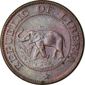 Liberia / One Cent 1972 - obverse photo