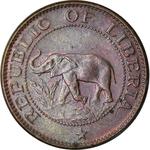 One Cent 1972: Photo Coin, Liberia, One Cent 1972 / thumbnail