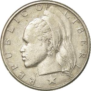 Liberia / Ten Cents 1975 - obverse photo
