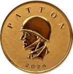 Gold Tenth-Ounce 2024 Commander George Patton: Photo 2024 Commander George Patton 1/10 Troy oz Gold Coin / thumbnail