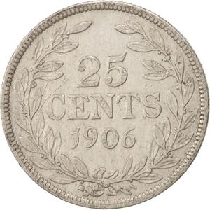 Liberia / Twenty-five Cents 1906 - reverse photo