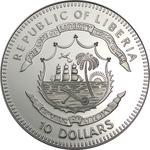 Ten Dollars Silver 2005 Moric Benovsky: Photo Coin, Liberia, Ten Dollars Silver 2005 Moric Benovsky / thumbnail