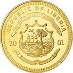 Ten Dollars 2001 ECU United Kingdom: Photo Coin, Liberia, Ten Dollars 2001 ECU United Kingdom / thumbnail