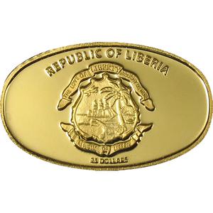 Liberia / Twenty-five Dollars Gold 2005 Titanic - obverse photo