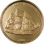Gold Twenty-fifth Ounce 2003 Hapag Deutschland: Photo Coin, Liberia, Gold Twenty-fifth Ounce 2003 Hapag Deutschland / thumbnail