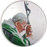 Five Dollars 2007 Pope John Paul II: Photo Coin, Liberia, Five Dollars 2007 Pope John Paul II / thumbnail