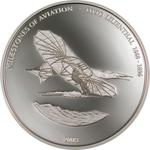 Ten Dollars Silver 2003 Otto Lilienthal: Photo Coin, Liberia, Ten Dollars Silver 2003 Otto Lilienthal / thumbnail