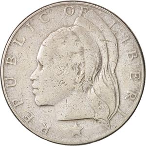 Liberia / One Dollar 1970 - obverse photo