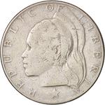 One Dollar 1970: Photo Coin, Liberia, One Dollar 1970 / thumbnail