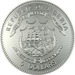 Five Dollars 2007 The Black Madonna: Photo Coin, Liberia, Five Dollars 2007 The Black Madonna / thumbnail