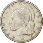Twenty-five Cents 1960: Photo Coin, Liberia, Twenty-five Cents 1960 / thumbnail