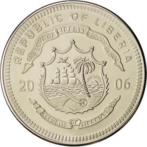 Liberia / Five Dollars 2006 Titanic - obverse photo