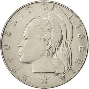 Liberia / One Dollar 1968 - obverse photo