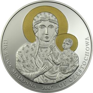 Liberia / Ten Dollars Silver 2007 The Black Madonna - reverse photo