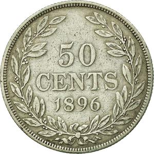 Liberia / Fifty Cents 1896 - reverse photo