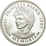 Liberia / Silver Twenty Dollars 1997 Princess Diana - obverse photo
