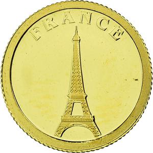 Liberia / Gold Twelve Dollars 2008 France - obverse photo