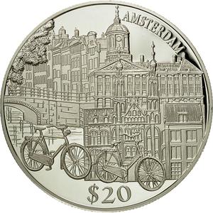 Liberia / Silver Twenty Dollars 2000 Amsterdam - obverse photo