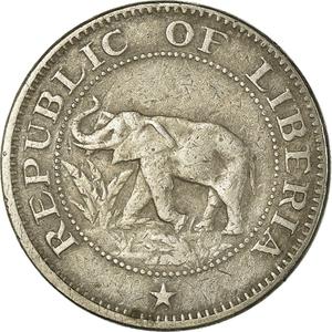 Liberia / Five Cents 1972 - obverse photo