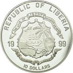 Silver Ten Dollars 1999 Bounty: Photo Coin, Liberia, Silver Ten Dollars 1999 Bounty / thumbnail
