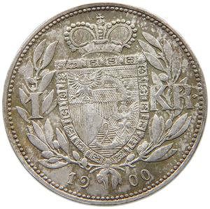 Liechtenstein / One Krone 1900 - reverse photo
