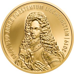 Liechtenstein / Gold Ounce 2019 300 Years Liechtenstein - reverse photo